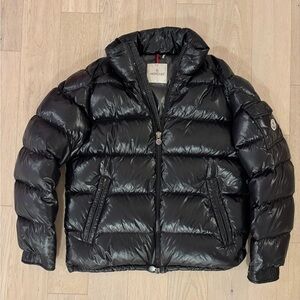 Moncler Black Puffer Jacket Size 4